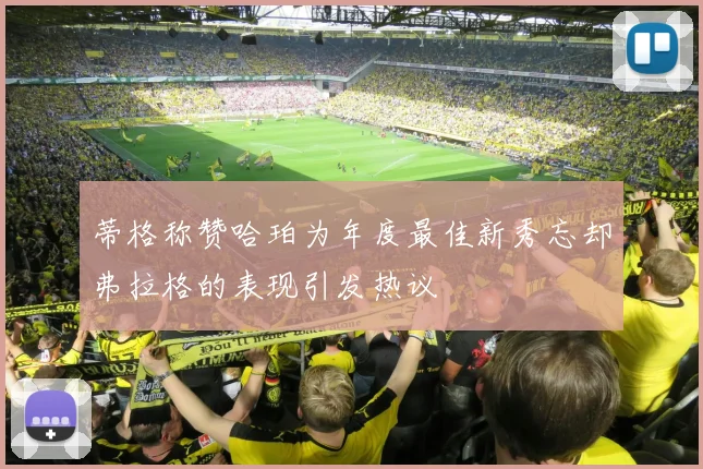 蒂格称赞哈珀为年度最佳新秀忘却弗拉格的表现引发热议